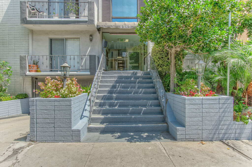 1382 Kelton Apartments Exterior