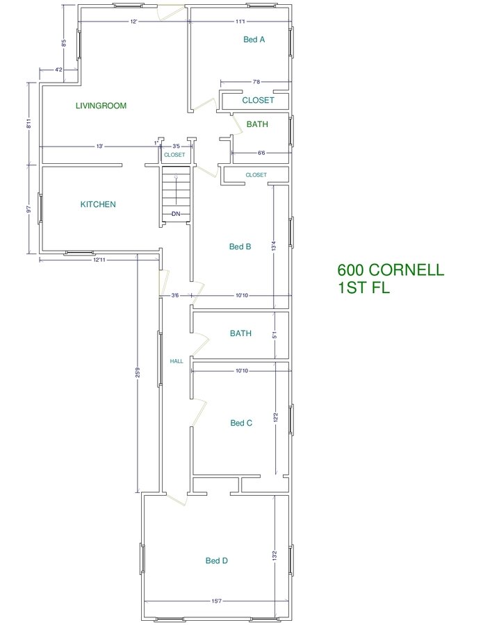 Cornell Avenue Homes East Lansing Exterior