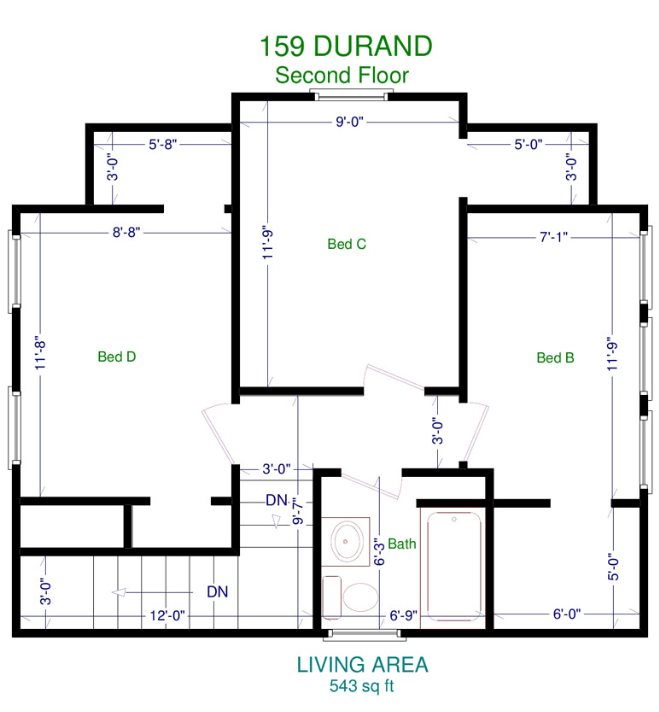 Durand Street Homes 159 Exterior