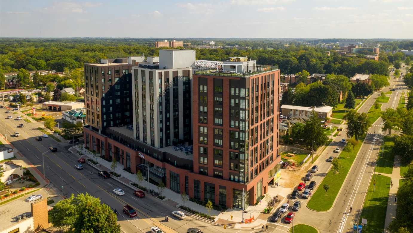 Hub East Lansing exterior