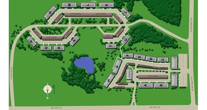 Ramblewood Apartments Lansing exterior