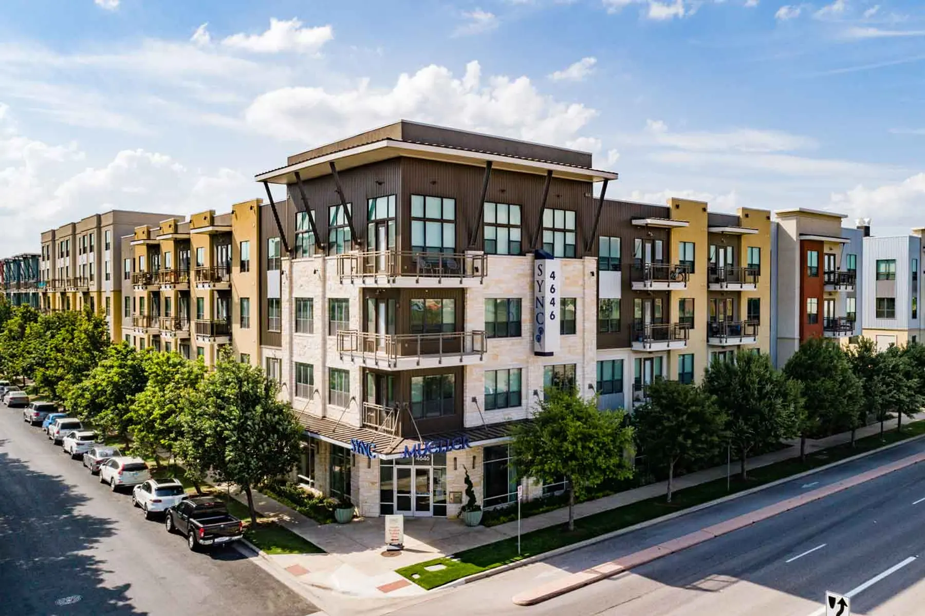 SYNC at Mueller exterior