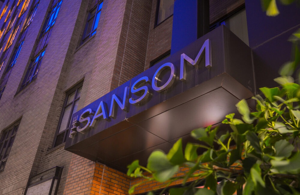 The Sansom exterior