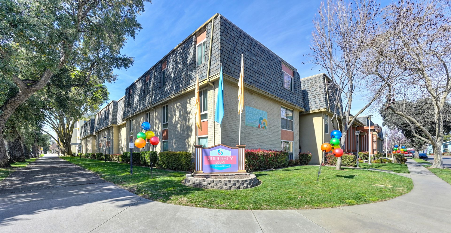 University Court Apartments Exterior