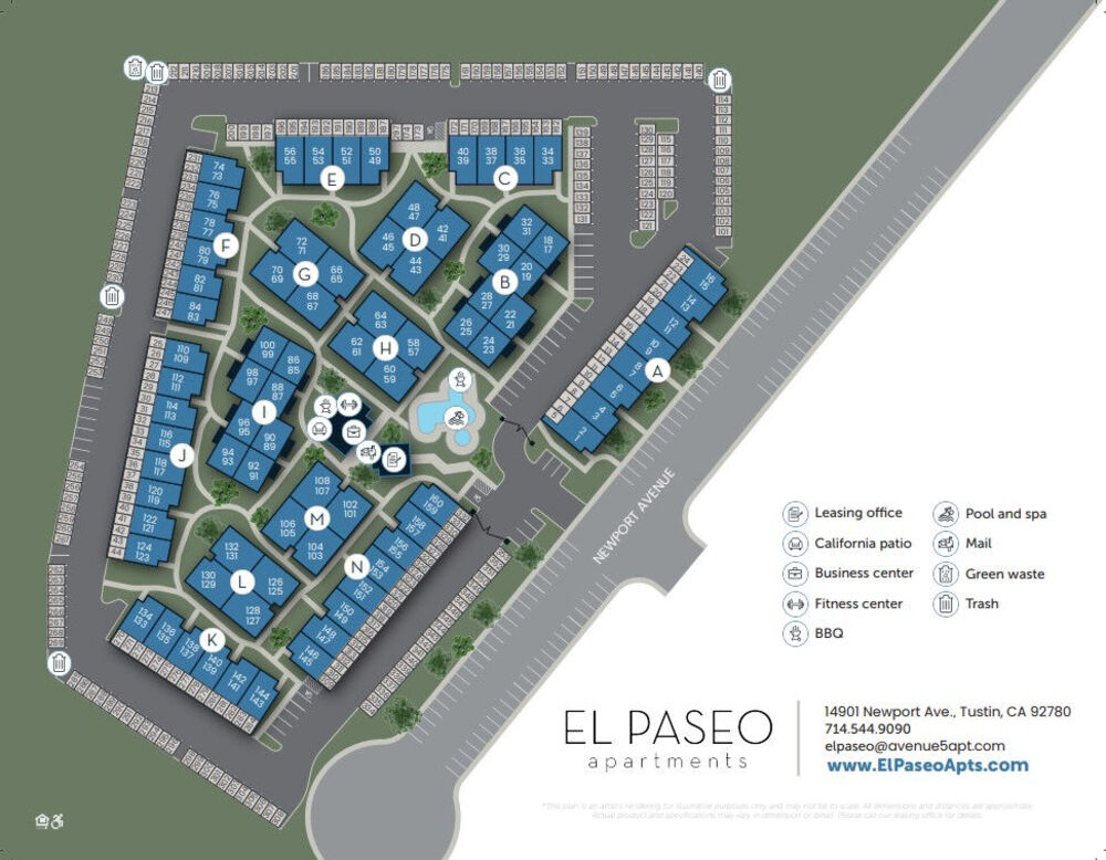 El Paseo Apartment Homes Amenities